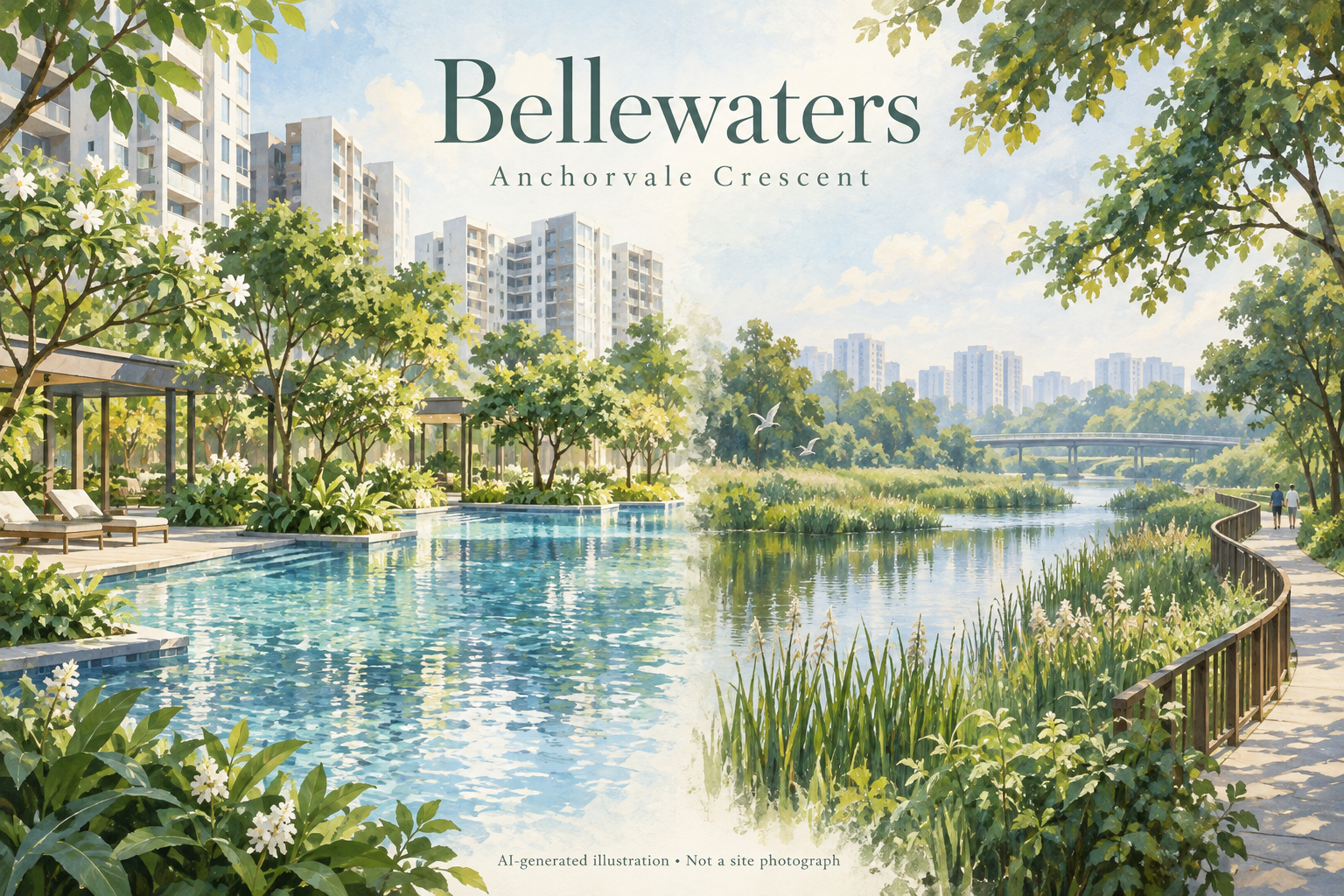 Conceptual illustration inspired by Bellewaters; not a site photograph